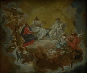 Sainte Agnès en gloire