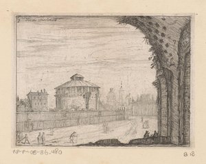 Restes des Thermes de Dioclétien à Rome - Giovanni Battista Mercati