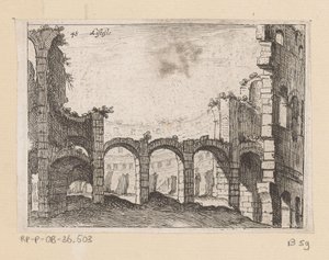 Ruines du Colisée à Rome - Giovanni Battista Mercati