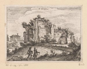 Ruine dans un paysage - Giovanni Battista Mercati