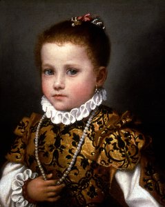 Petite fille de la maison Redetti - Giovanni Battista Moroni