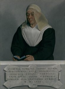 Lucrezia Agliardi Vertova 1490-1558, 1557 - Giovanni Battista Moroni