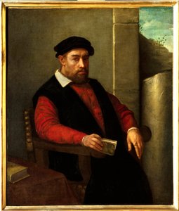 Portrait présumé de François Rabelais (1494-1553), écrivain et médecin français - Giovanni Battista Moroni
