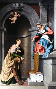 Le mariage mystique de Sainte Catherine - Giovanni Battista Moroni