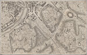 Nuova pianta di Roma data in luce da Giambattista Nolli l’année MDCCXLVII, connue sous le nom de La Pianta Grande di Roma - Giovanni Battista Nolli