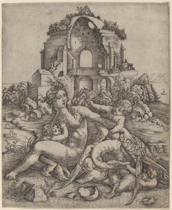 Léda et le cygne - Giovanni Battista Palumba