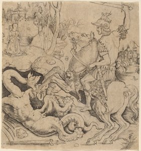 Saint Georges et le dragon - Giovanni Battista Palumba