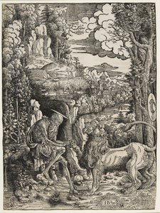 Saint Jérôme et le Lion, c.1509 - Giovanni Battista Palumba