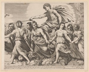 Apollon et Aurore (partie droite) - Giovanni Battista Pasqualini