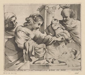Sainte Famille avec Anne et le jeune Jean-Baptiste - Giovanni Battista Pasqualini