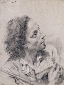 Un astronome tenant un livre et un télescope, regardant vers la droite - Giovanni Battista Piazzetta
