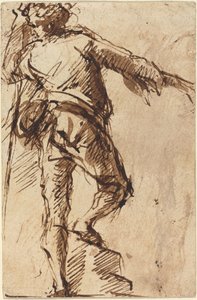 Jeune homme avec un bâton - Giovanni Battista Piranesi