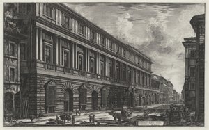 Vue du Palazzo Stopani (tirée de : Vedute di Roma) - Giovanni Battista Piranesi