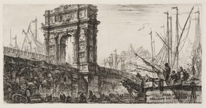 Arc de Trajan à Ancône, planche 28 de Quelques vues d