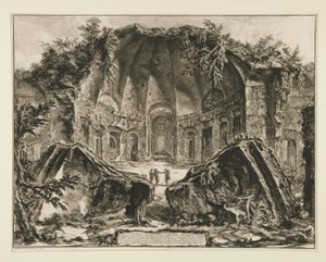 Restes du Temple du Dieu Canopus à la Villa Hadriana à Tivoli - Giovanni Battista Piranesi