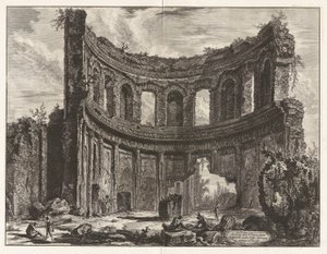Avanzi del Tempio detto di Appollo nella Villa Adriana vicino a Tivoli - Giovanni Battista Piranesi