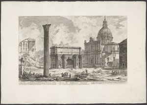Arc de Septime Sévère sur le Forum Romain - Giovanni Battista Piranesi