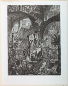 Série Carceri, planche II - Giovanni Battista Piranesi