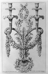 Décorations. Dessin de Giovanni Piranesi (Piranese) - Giovanni Battista Piranesi