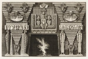 Cheminée étrusque, de Diverse Maniere d