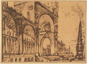 Fantaisie sur un Magnifique Arc de Triomphe - Giovanni Battista Piranesi