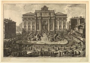 Fontaine de Trevi - Giovanni Battista Piranesi
