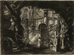 De la série Les Prisons Imaginaires (Le Carceri d