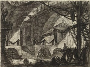 De la série Les Prisons Imaginaires (Le Carceri d