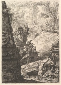 Frontispice: Prima Parte di Architetture, e Prospettive, Rome, vers 1750 - Giovanni Battista Piranesi