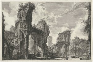 Rovine del Sisto, o sia della gran sala delle Terme Antoniniane - Giovanni Battista Piranesi