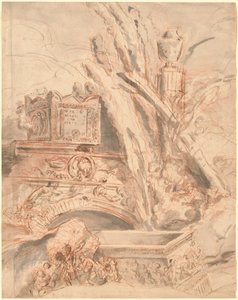Grottesco avec la tombe de Néron - Giovanni Battista Piranesi