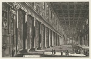 Intérieur de la Santa Maria Maggiore à Rome