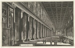Intérieur de la Santa Maria Maggiore à Rome
