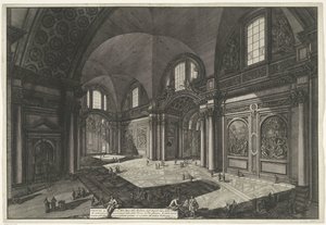 Intérieur de Santa Maria degli Angeli e dei Martiri à Rome - Giovanni Battista Piranesi