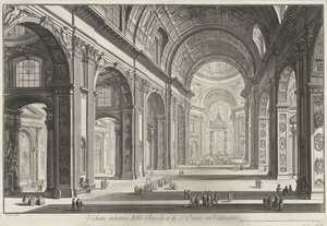 Intérieur de la basilique Saint-Pierre au Vatican