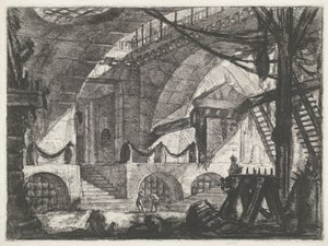 Prison avec chevalet de sciage - Giovanni Battista Piranesi