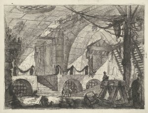 Prison avec chevalet (Invenzioni Capric di Carceri all Acqua Forte) - Giovanni Battista Piranesi
