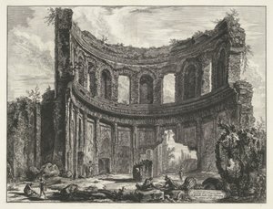 Petit palais dans la Villa Adriana à Tivoli - Giovanni Battista Piranesi
