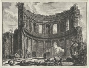 Petit palais dans la Villa Adriana à Tivoli - Giovanni Battista Piranesi