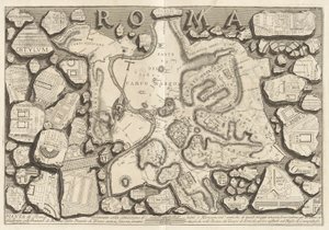 Pianta de Roma disegnata colla situazione di tutti i monumenti antichi - Giovanni Battista Piranesi