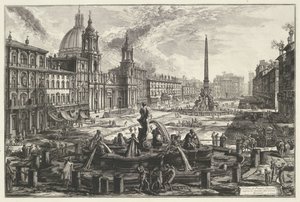 Piazza Navona à Rome - Giovanni Battista Piranesi