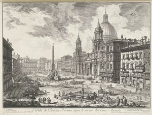 Piazza Navona à Rome - Giovanni Battista Piranesi