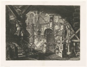 Jetée avec chaînes - Giovanni Battista Piranesi