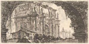 Planche 9 : Arc de Constantin à Rome, vers 1748