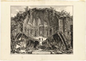 Vestiges du temple du dieu Canopus à la Villa d