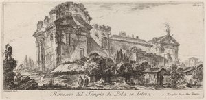 Revers du temple de Pola en Istrie