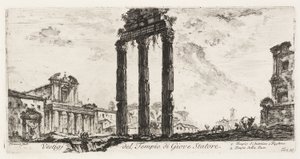 Ruines du Temple de Jupiter Stator [Jupiter le Soutien]. 1. Temple d