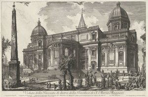 Santa Maria Maggiore à Rome (Vues de Rome) - Giovanni Battista Piranesi