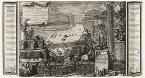 Scenographia Campi Martii, page de Il Campo Marzio dell