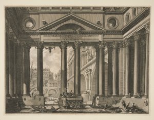 Deuxième frontispice du volume IV de Le Antichità Romane - Giovanni Battista Piranesi